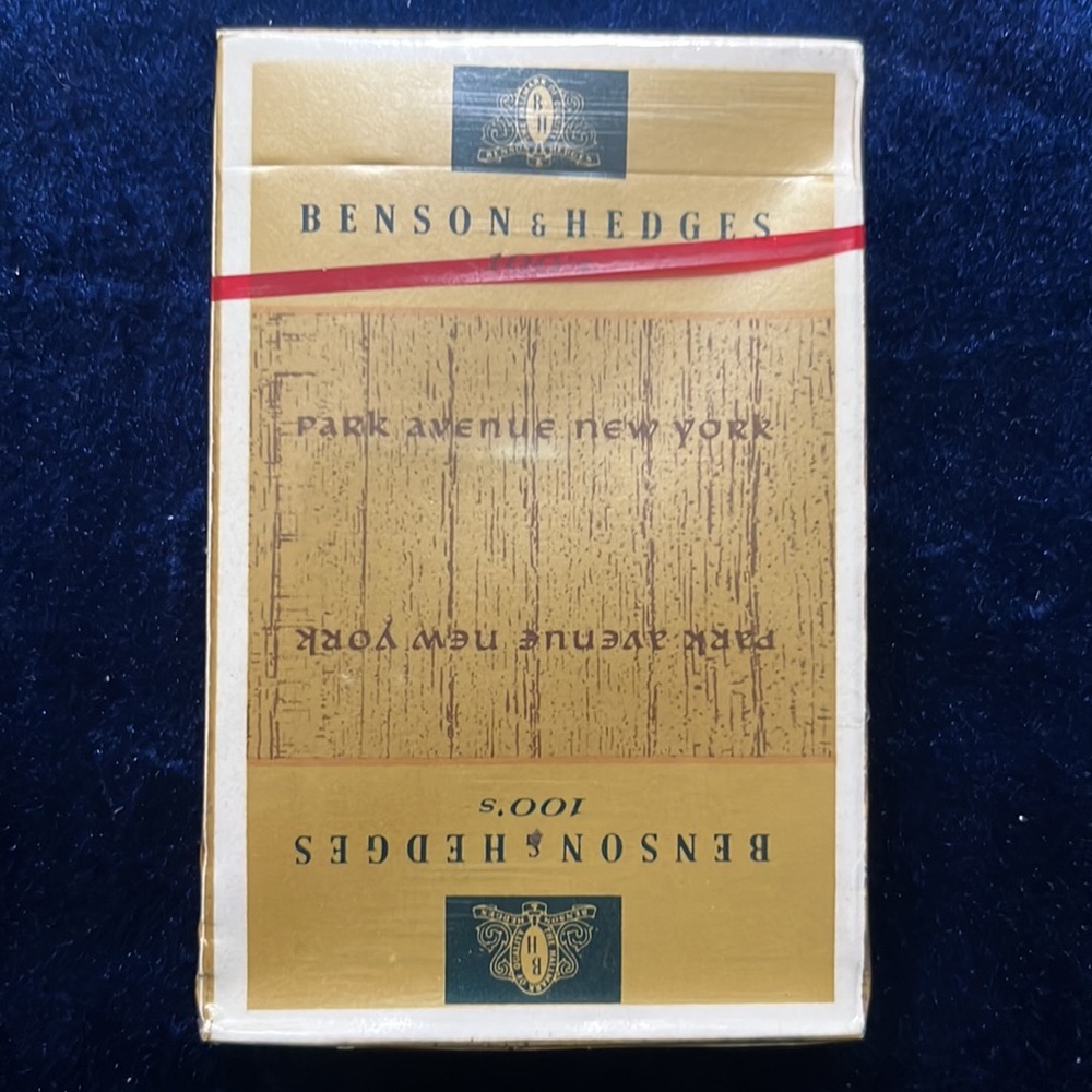 Benson & Hedges 100s  Playing Cards Sealed in Package - Picture 2 of 10
